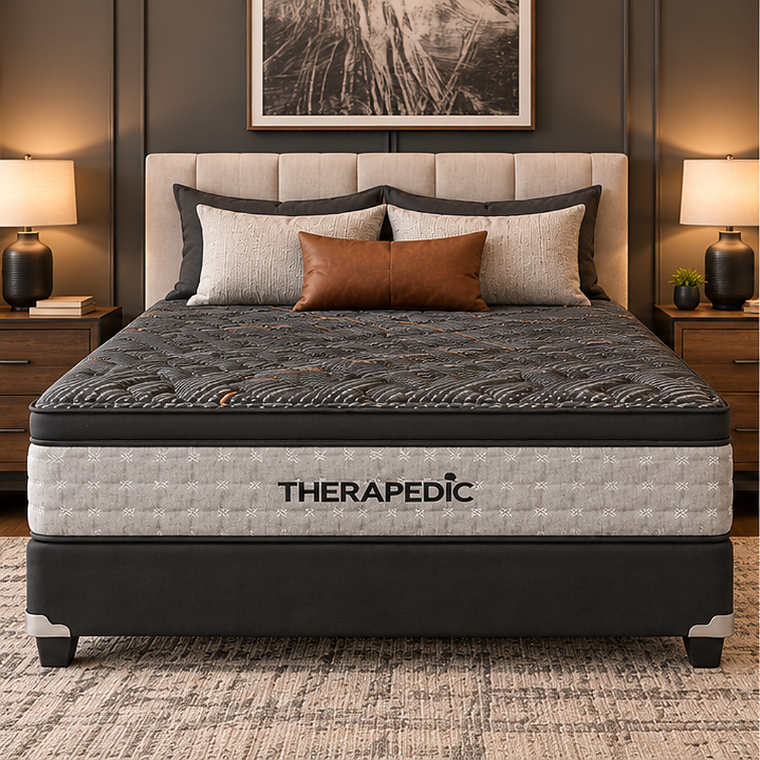 Therapedic Zephyr Pillow Top mattress front view