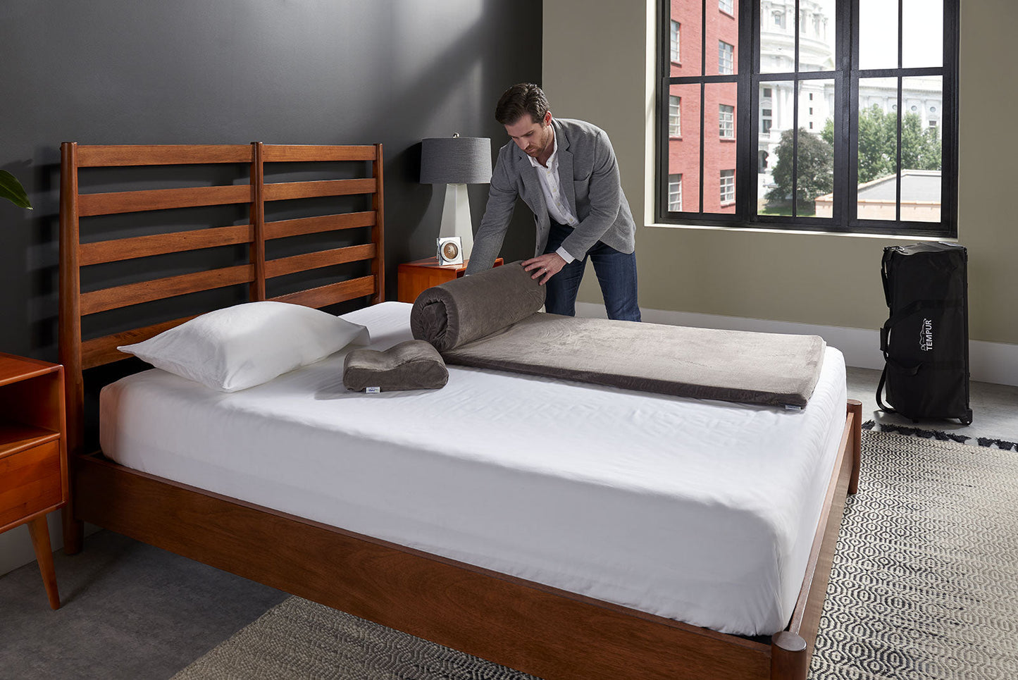 TravelSet by Tempur-Pedic™ Mattress, Pillow, Duffel