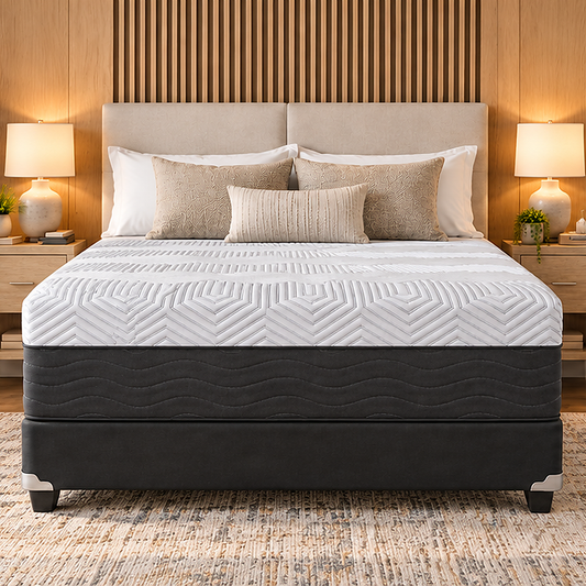 Therapedic Fiesta Hybrid mattress front view