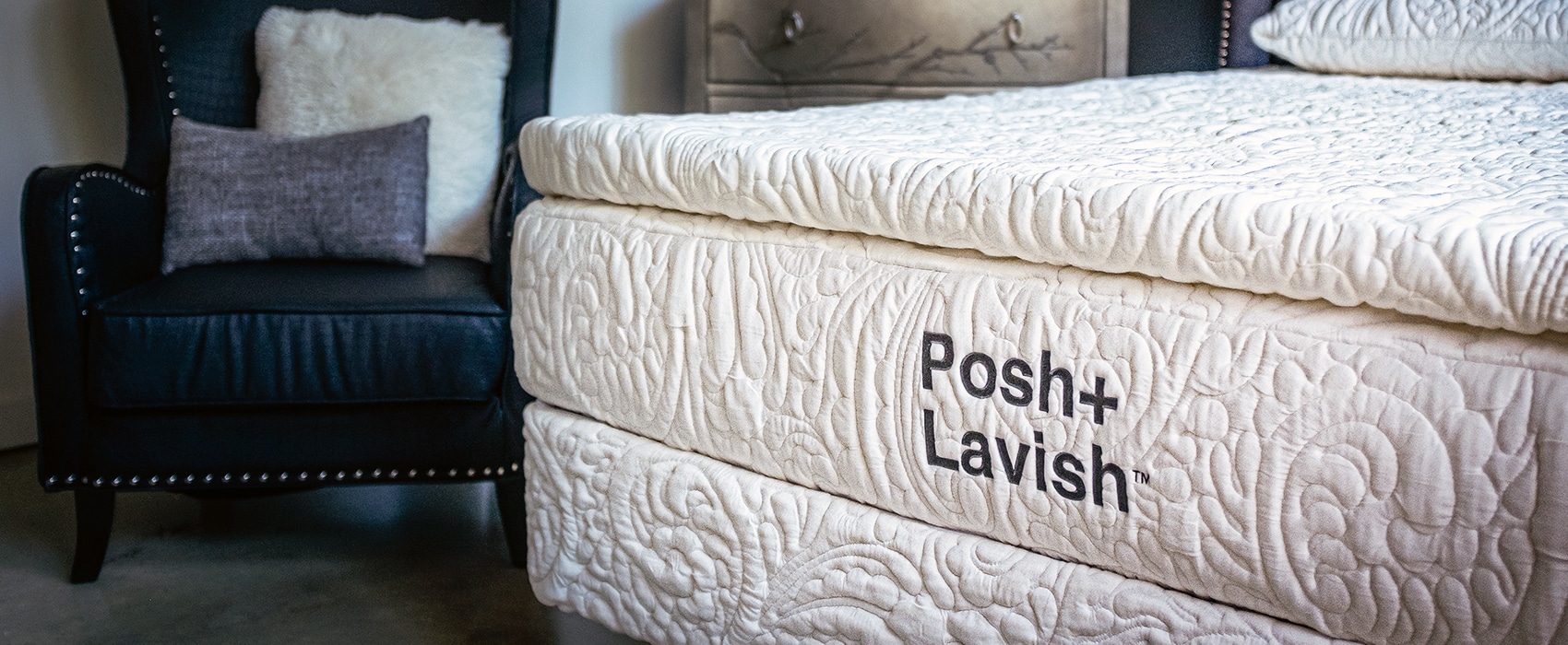 Close up of Posh Lavish Mattress