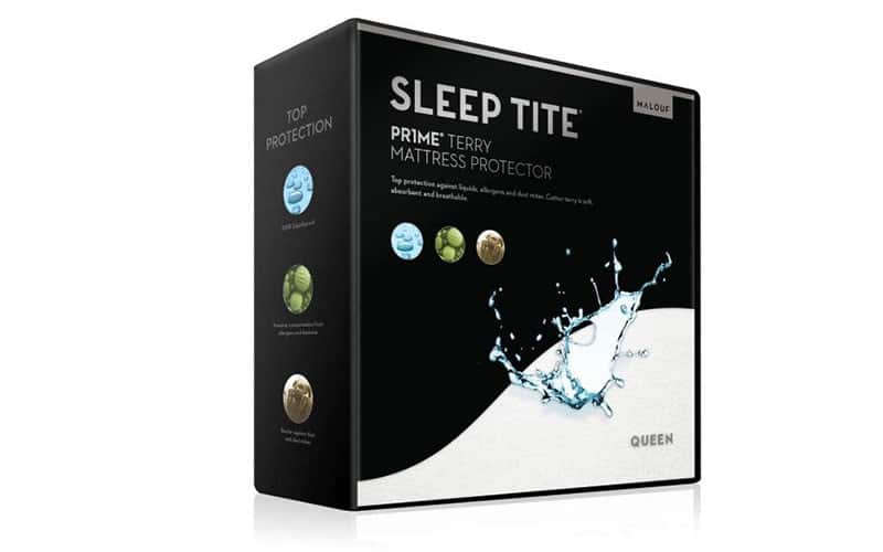 dreamserene smooth sleep waterproof terry king mattress protector