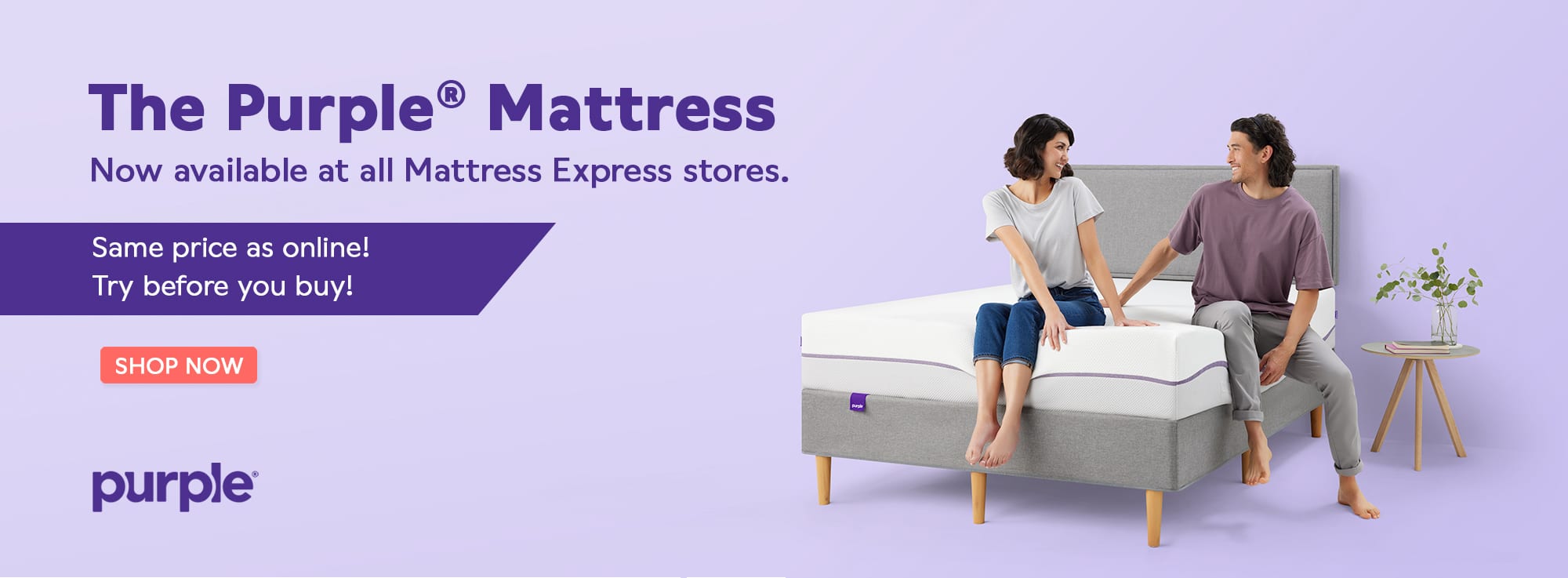 Purple Mattress Now at Mattress Express