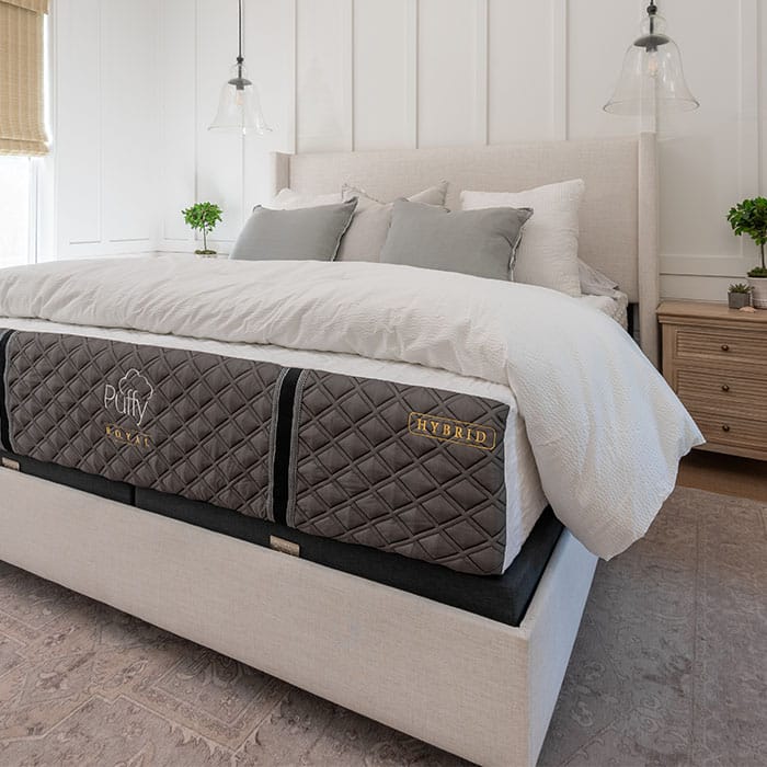 Puffy lux king store size mattress