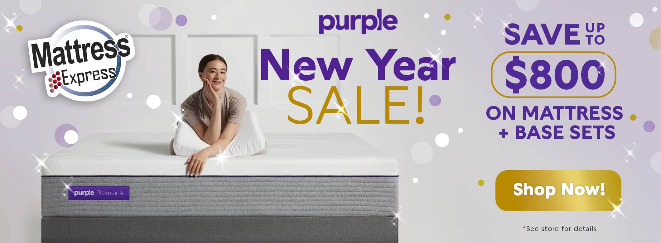 Purple New Year Sale