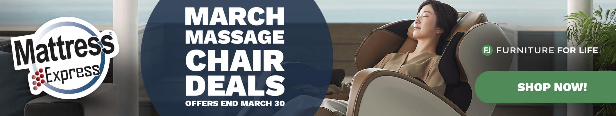 Furniture for Life March 2024 Massage Chair Deals