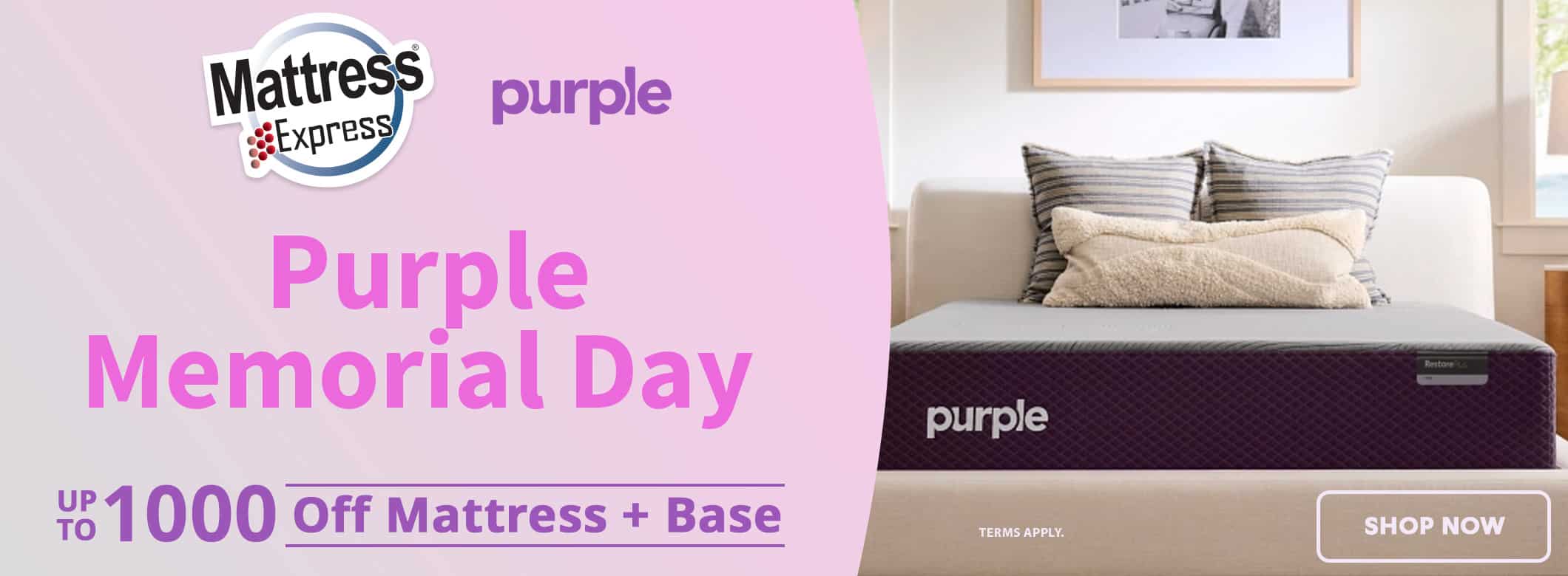 Purple Memorial Day Sale 2025