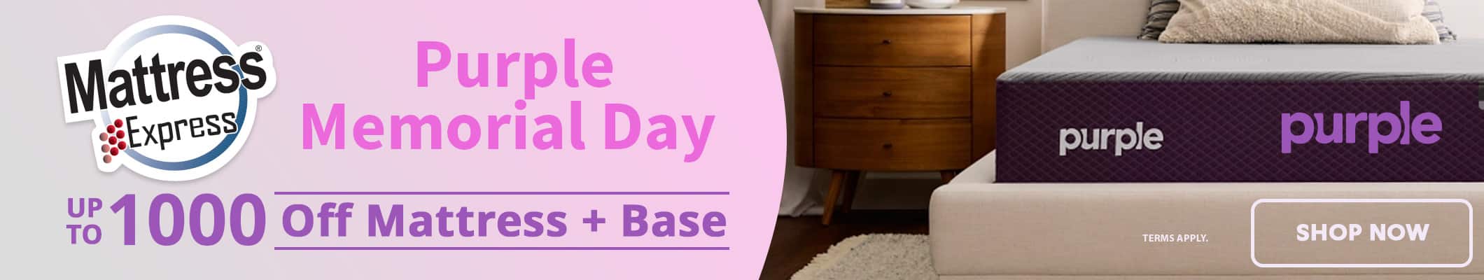 Purple Memorial Day Sale 2025