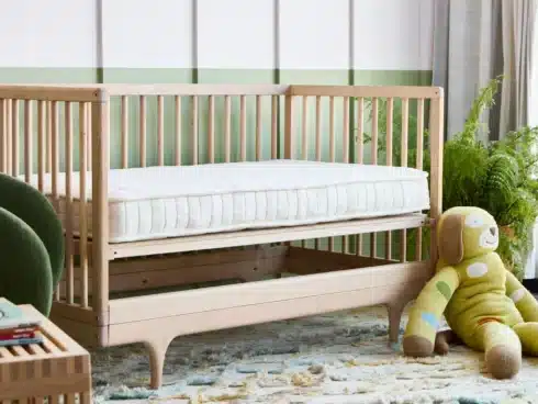 Eco Organic Crib Mattress:   Lightweight & Breathable