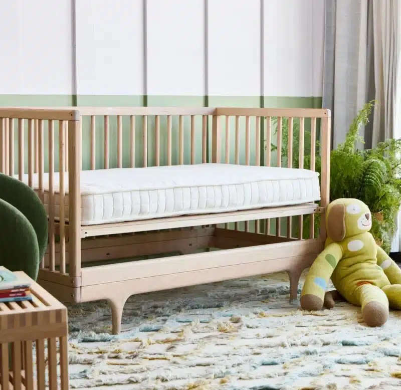 Eco Organic Crib Mattress:   Lightweight & Breathable