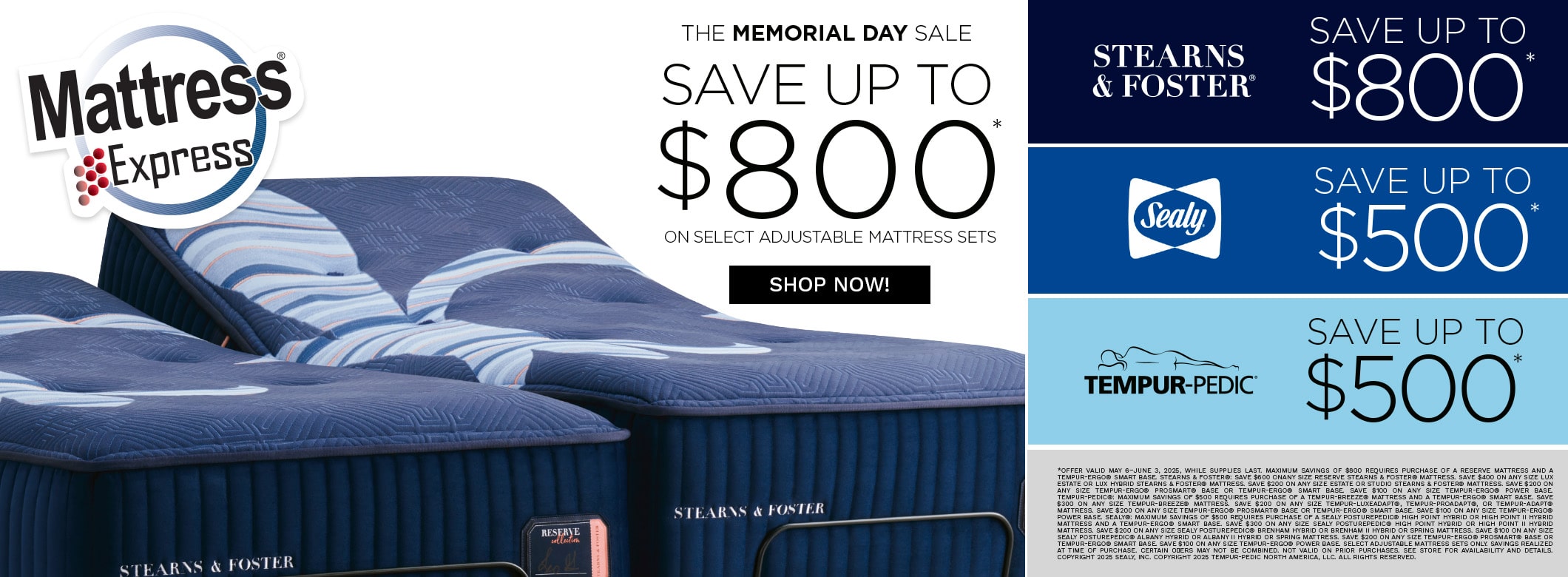 2025 TSI Memorial Day Sale