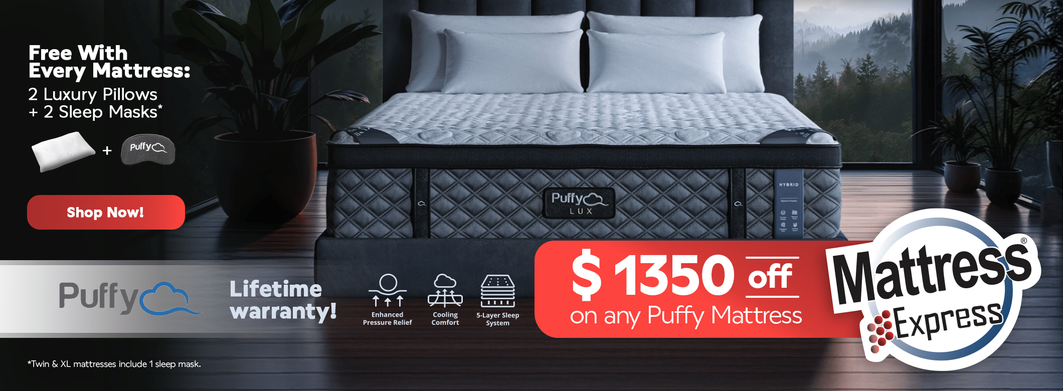 Puffy 50 Off Evergreen 2025