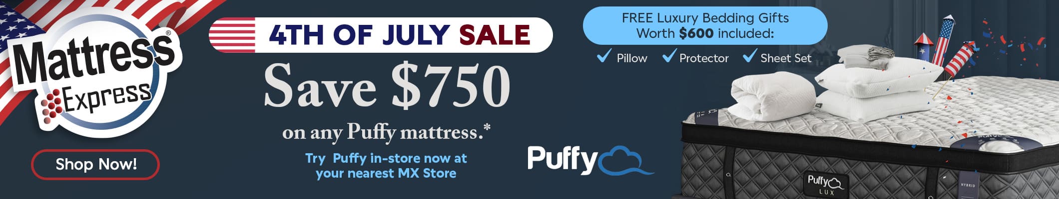 Puffy July 4th 2025 Sale