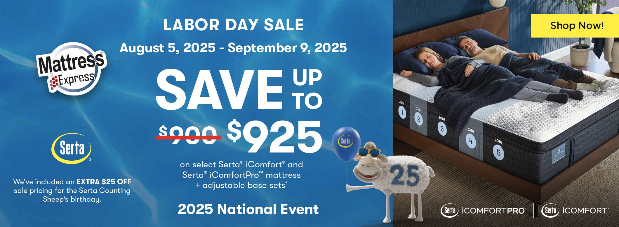 2025 Serta iComfort Labor Day Sale