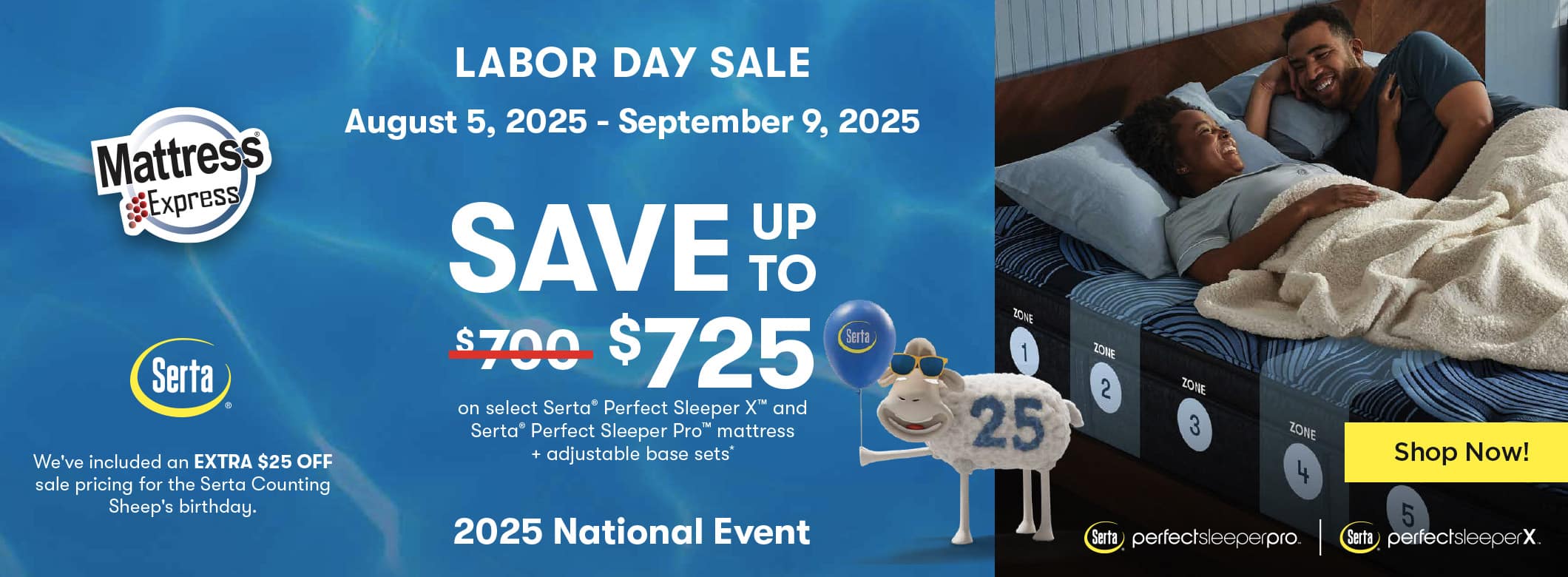 2025 Serta Perfect Sleeper Labor Day Sale