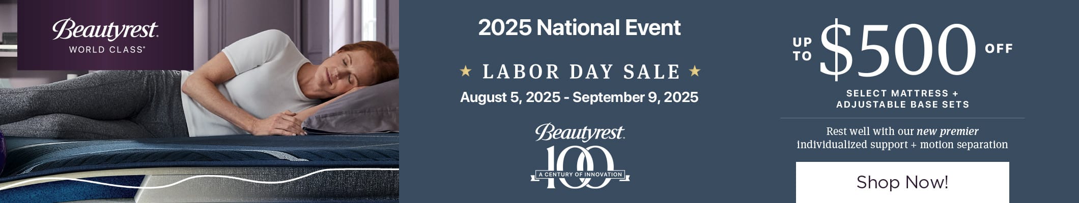 2025 Beautyrest World Class Labor Day Sale